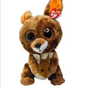 Ty Silk Beanie Boos Collection Kipper The Kangaroo 9” Stuffed Animal Toy